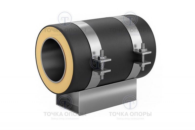 Скользящая опора СПОн 720/900.100 подкладная надземная для труб в ППУ