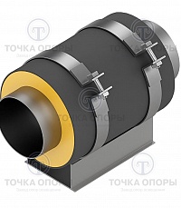 Скользящая опора СПО 89/180.200 подкладная для труб в ППУ